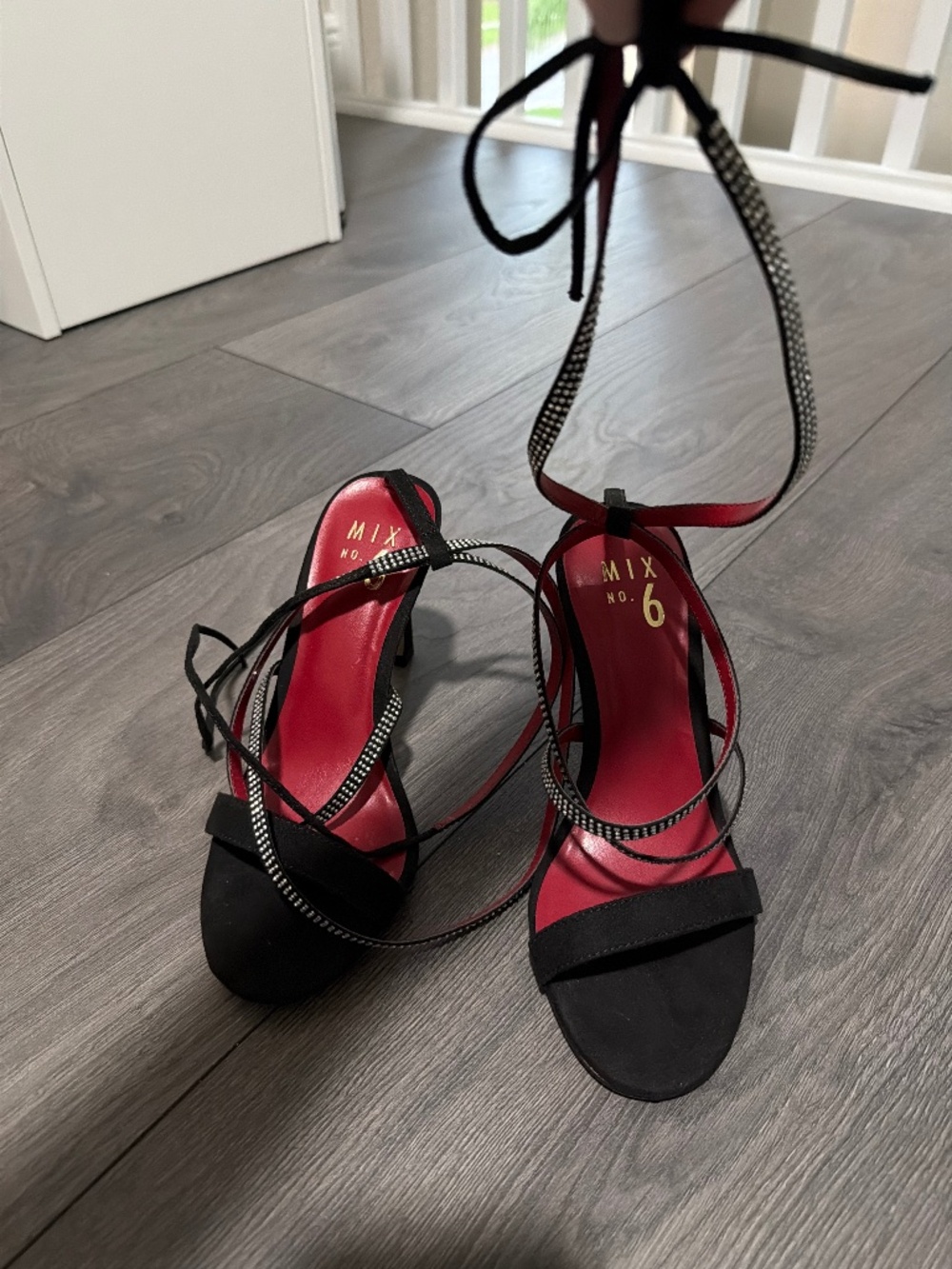 Black Strappy Sandals